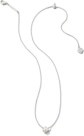 Kendra Scott Ashton Pendant Necklace in White Pearl, Fashion Jewelry for Women